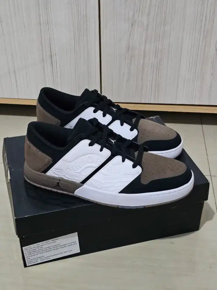 Dijual Sepatu Sneakers Nike Jordan I Nu Retro Black Palomino Original
