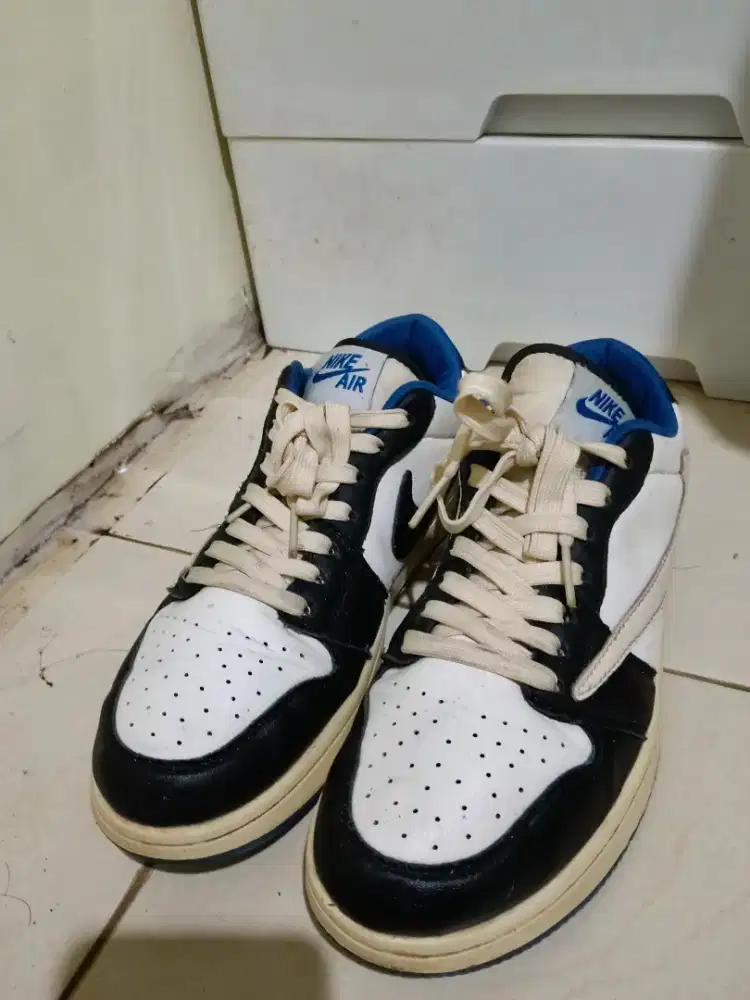 Sepatu Nike Air Jordan 1 low fragment size 42