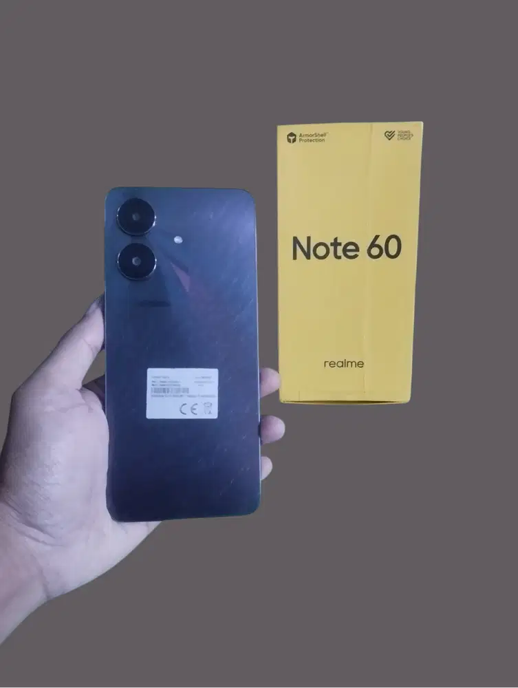 Realme Note 60 6/128GB Mulus Fullset Garansi Baterai Sehat Nego