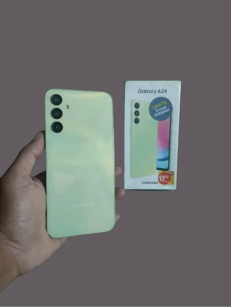 Samsung A24 8/128GB Mulus Fullset Garansi Baterai Sehat Nego