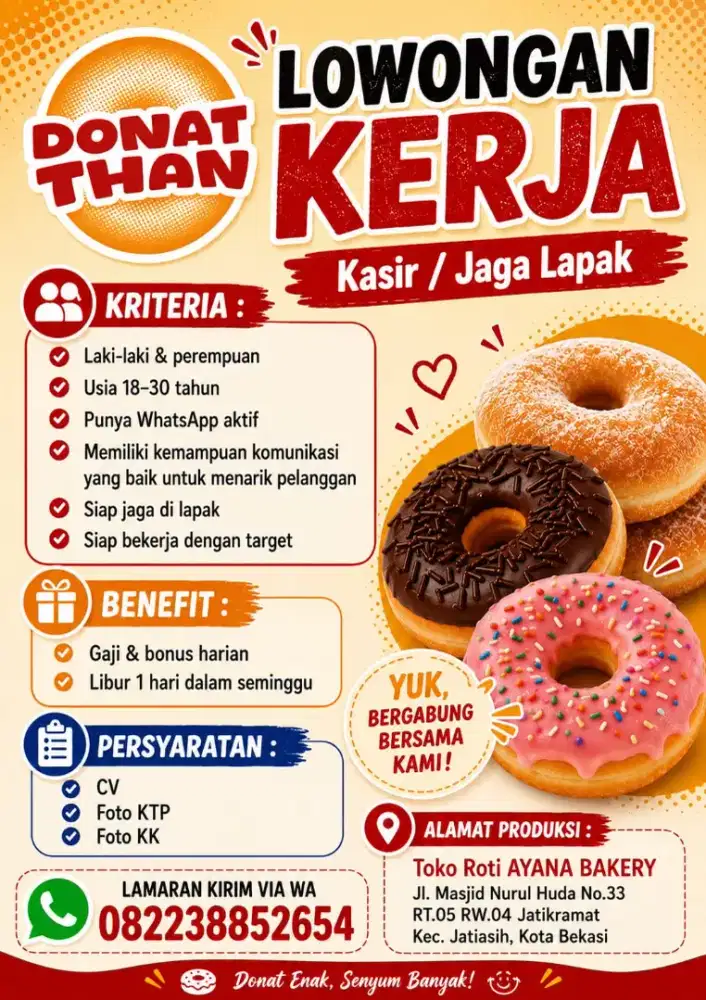 Lowongan Kasir / Jaga Lapak