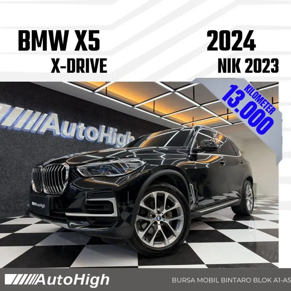 DP10% [Km13.000] X5 X-Drive 7Seater 2023 Black Reg 2024 #AUTOHIGH
