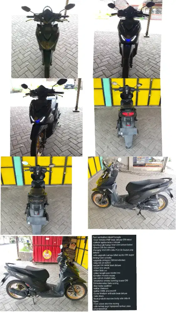 Beat deluxe iss full modif part ori double