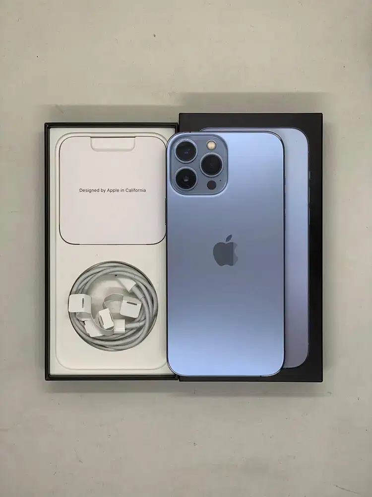 iPhone 13 Pro Max 256GB Resmi ex Bea Cukai Sierra Blue