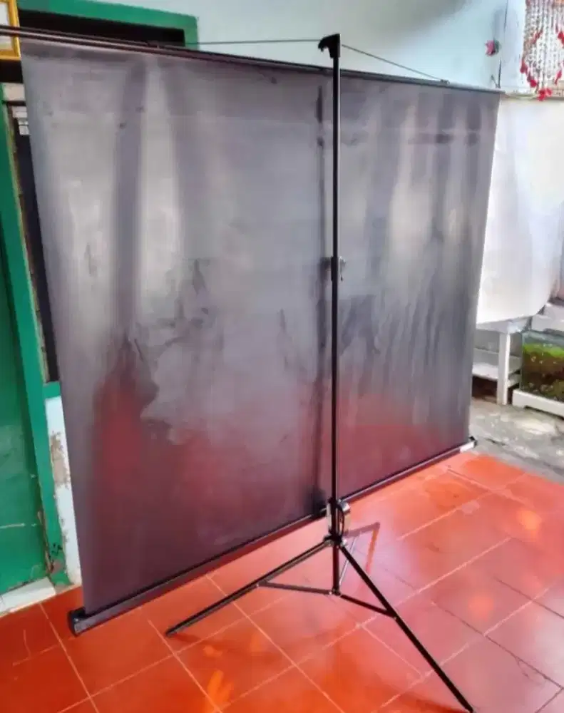 Aksesoris layar proyektor uk180×180 mulus no cacat no noda cak dulu