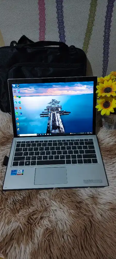 Hp Elite X2 1013 G3/Core i5-8350/RAM 8GB/SSD 512G/13 LAYAR 3K NO TOUCH