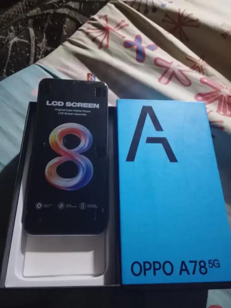 Oppo A78 Ram 8GB Rom 256GB 5G Normal Full Set