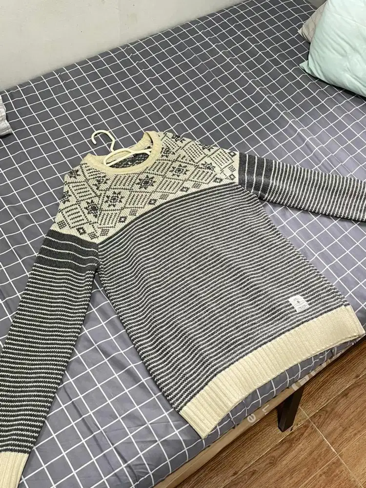 Sweater Knit Pattern Abu Cream – The Class