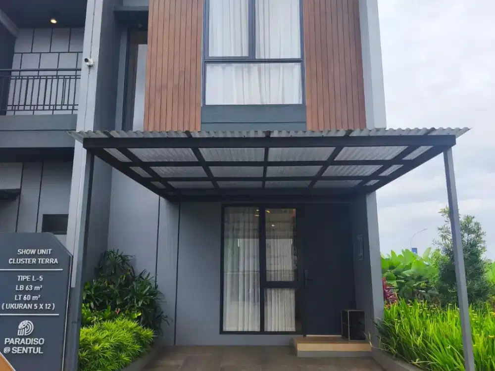 Dijual Rumah Baru Cluster Terra Parva Paradiso Sentul