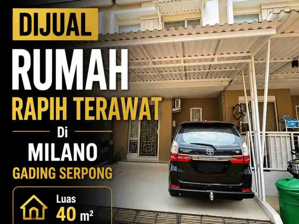 Dijual rumah siap huni di Milano Gading Serpong