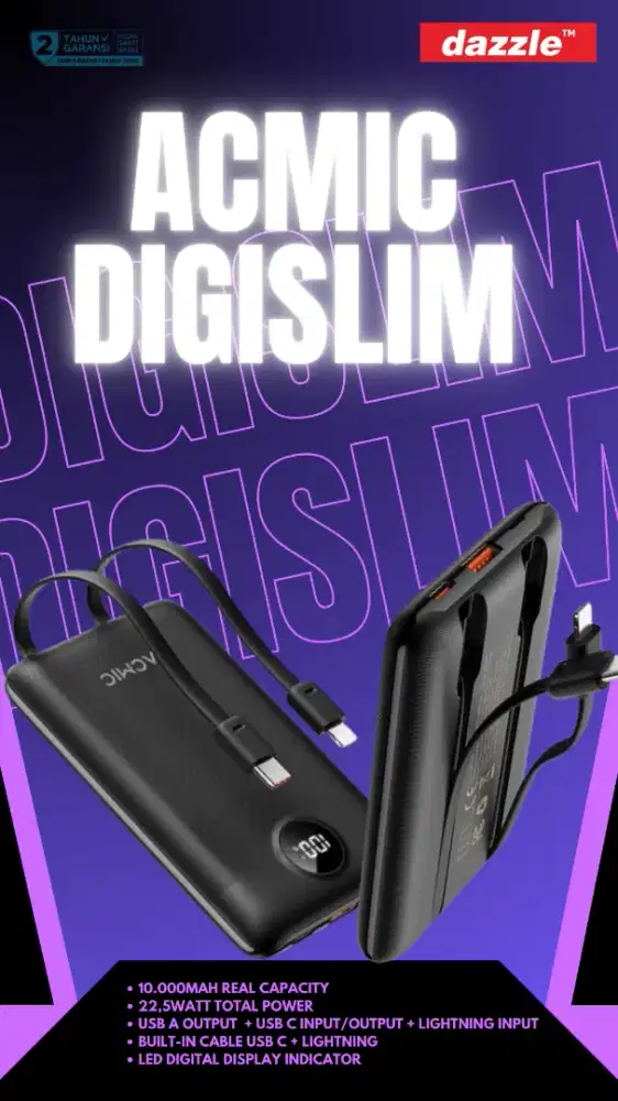 Acmic Powerbank Digislim