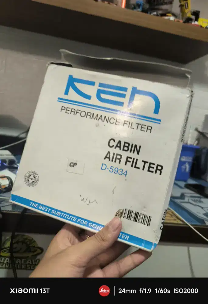 Filter ac mobil carbon Merek ken