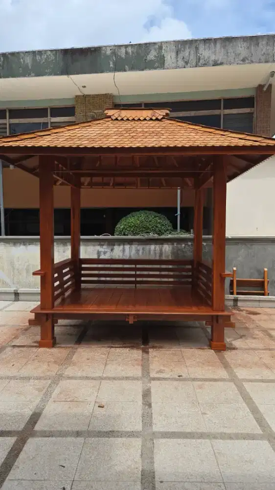 Gazebo jati new 2026