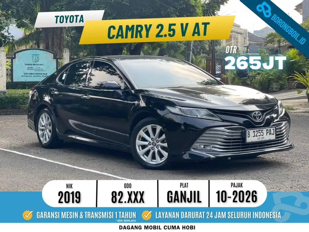 Camry 2.5 V AT 2019 Hitam