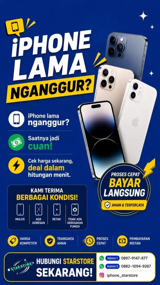 - [ ] Siap beli dan jemput barang electronic kamu