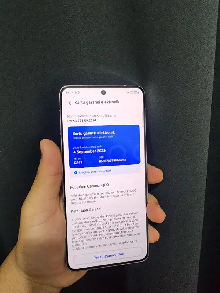 Iqoo 13/256 GB Garansi ON