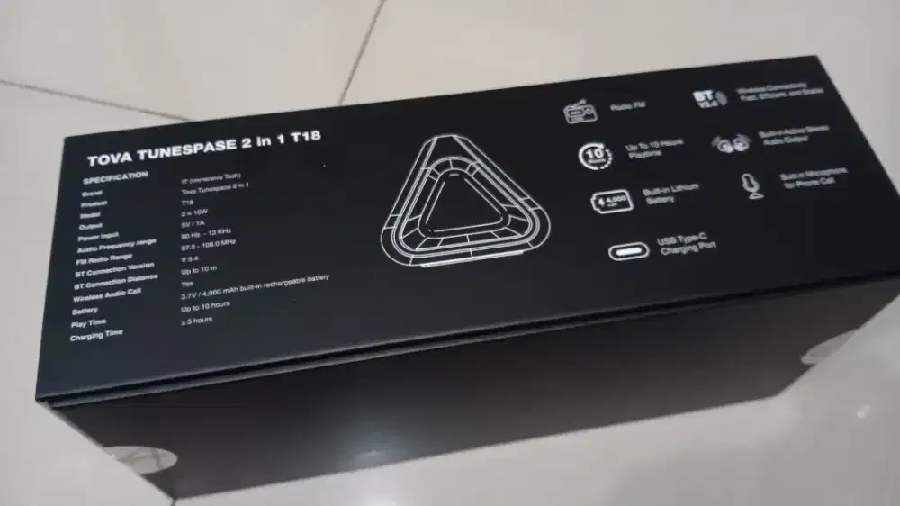 Speaker IT TOVA TUNESPACE 2 in 1 T18