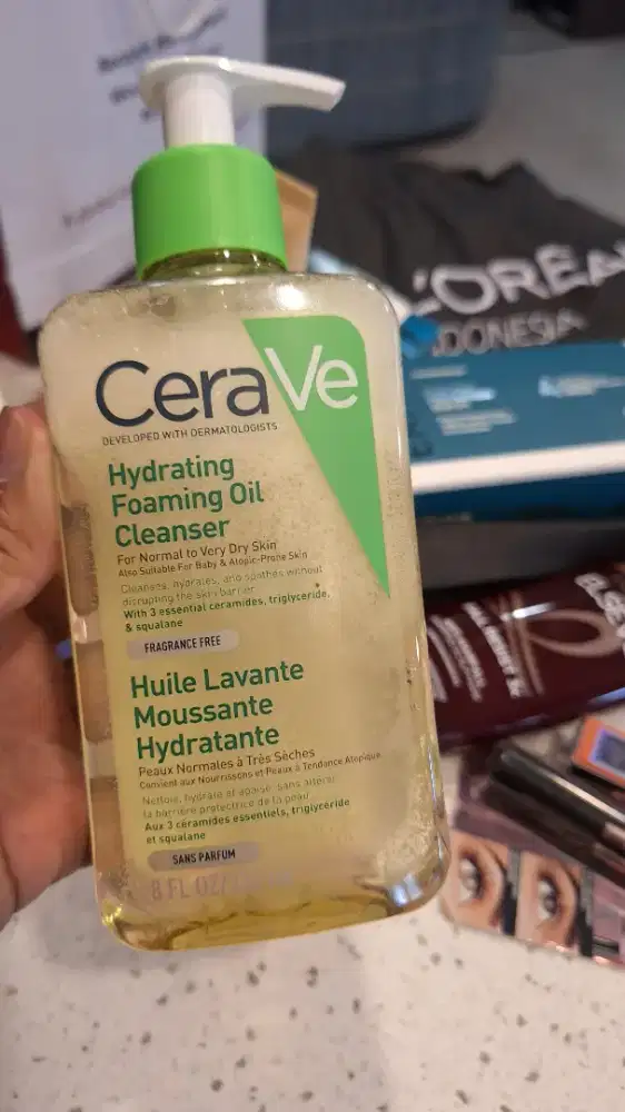 Jual Rugi/Barter - New(Baru/Segel)-CeraVe Hydrating Foaming Oil Facial
