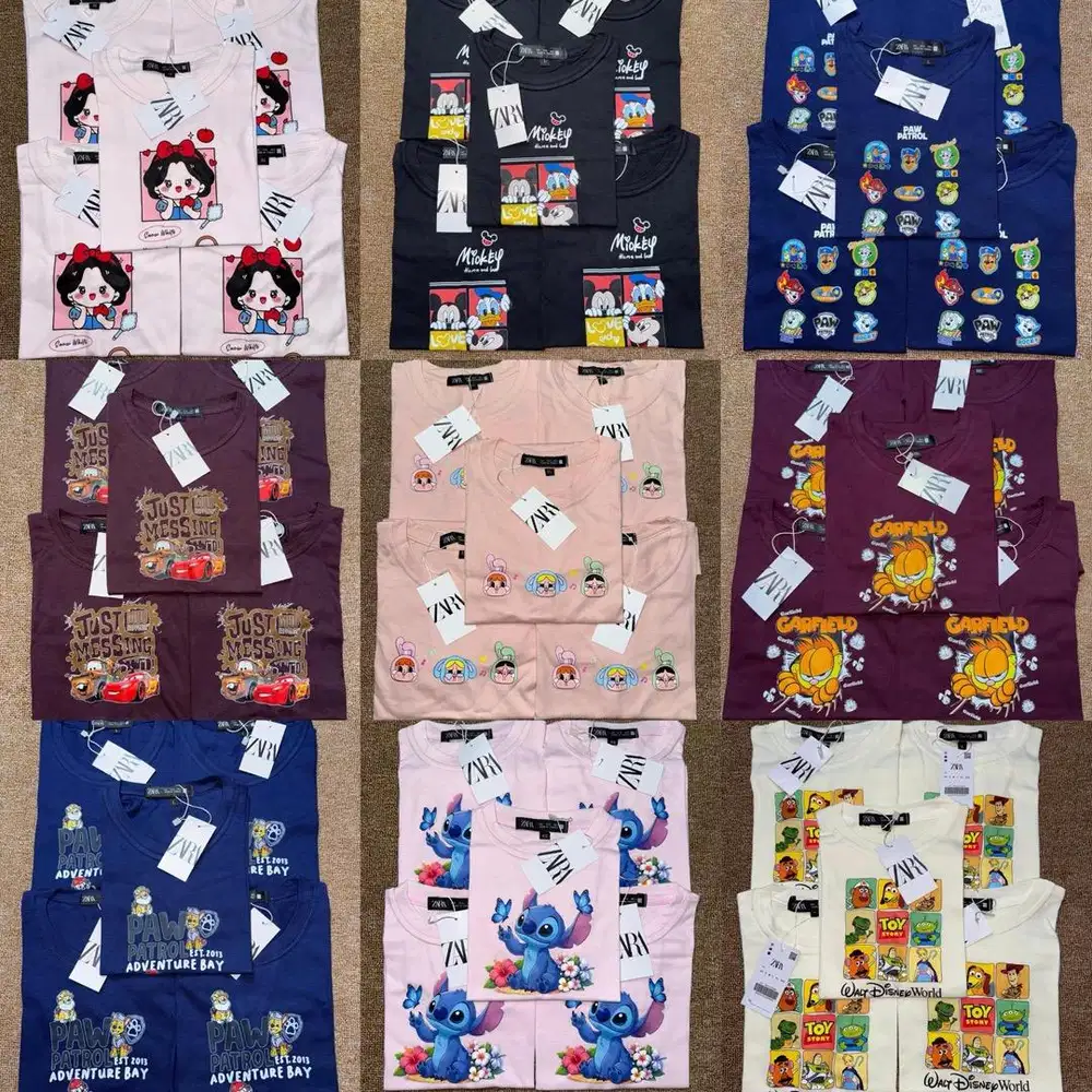 Kaos CMT Anak Zara