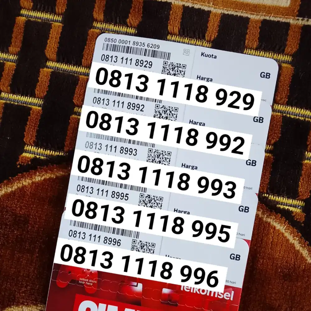 Nomor Cantik Telkomsel 11 Digit