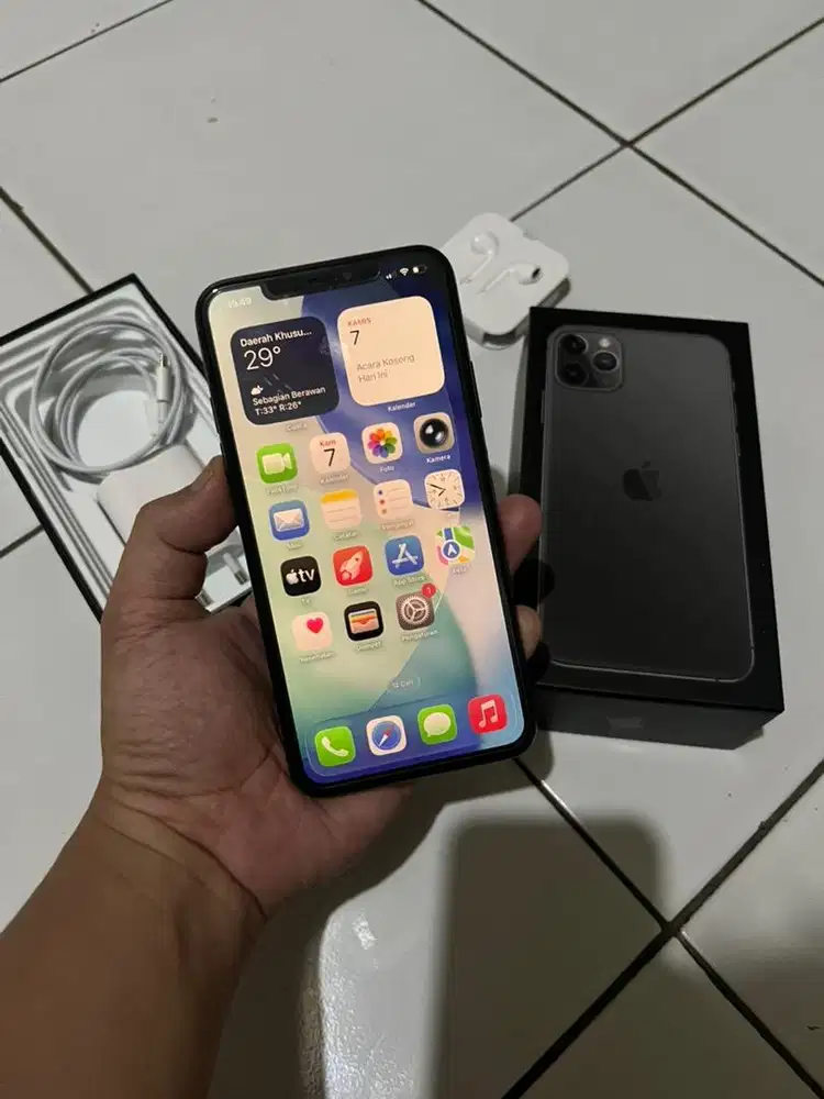 Iphone 11 promax iBox 256gb mulus fullset
