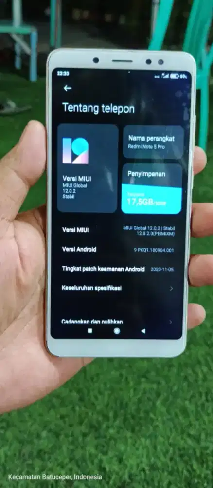 Xiaomi Note 5 pro 3/32GB batangan