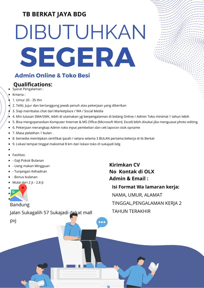 Admin Online & Admin Toko Besi