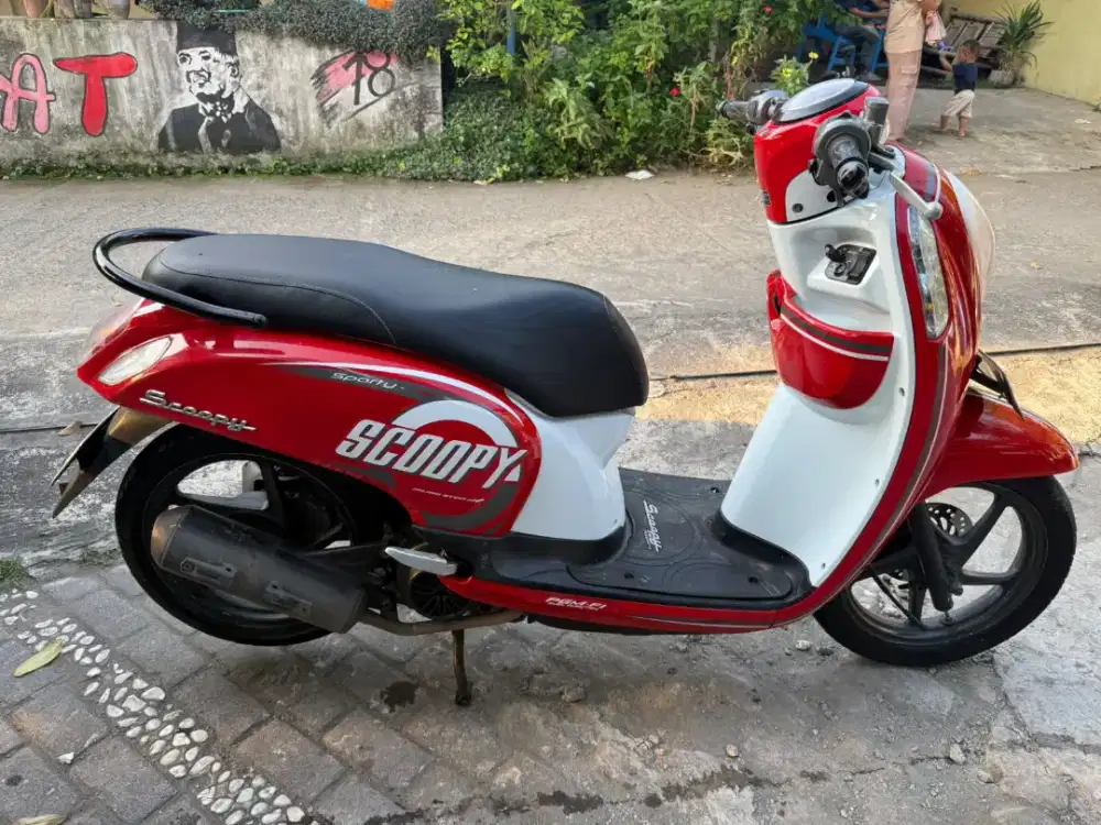 Scoopy esp starter halus THN 2016 plat AB Bantul
