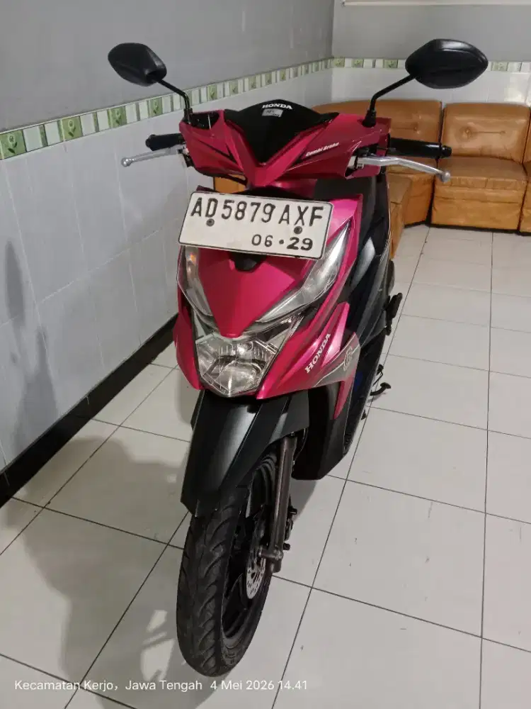 Honda beat fi new warna magenta