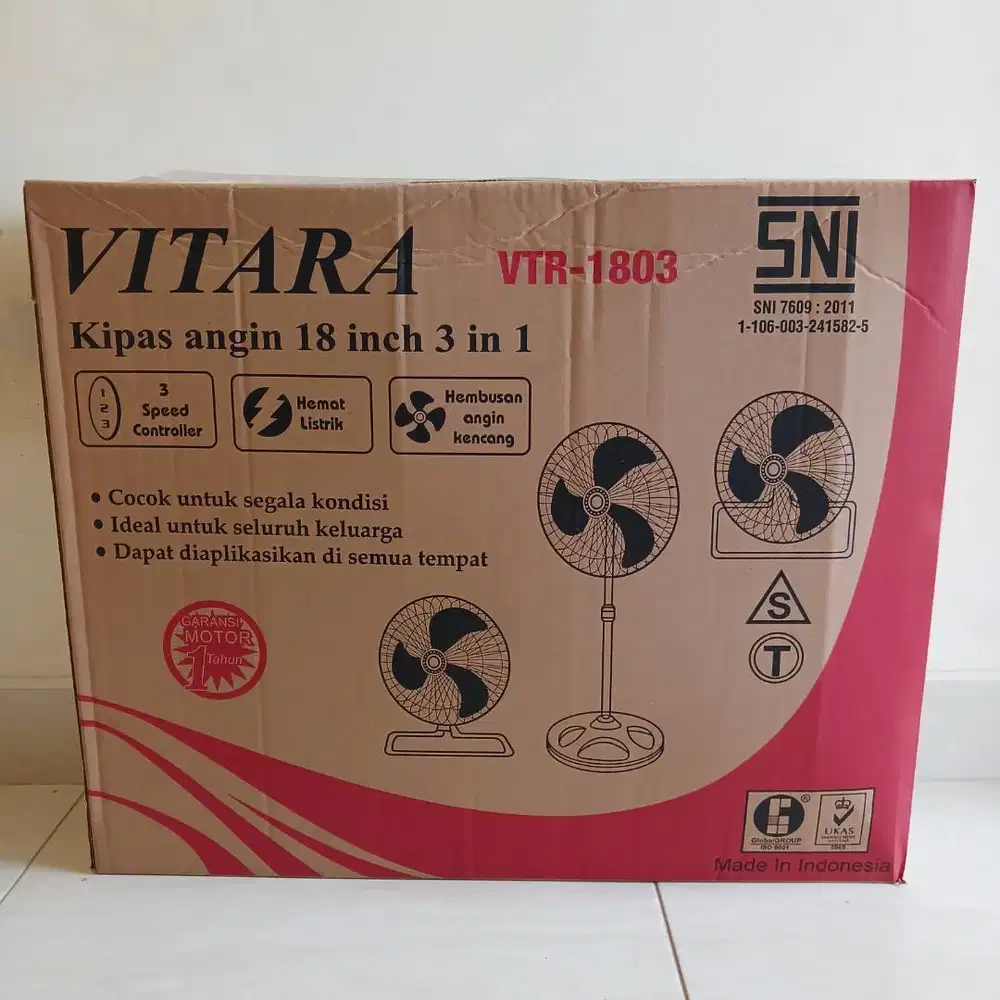 Kipas Angin 18 inch 3 in 1 VITARA