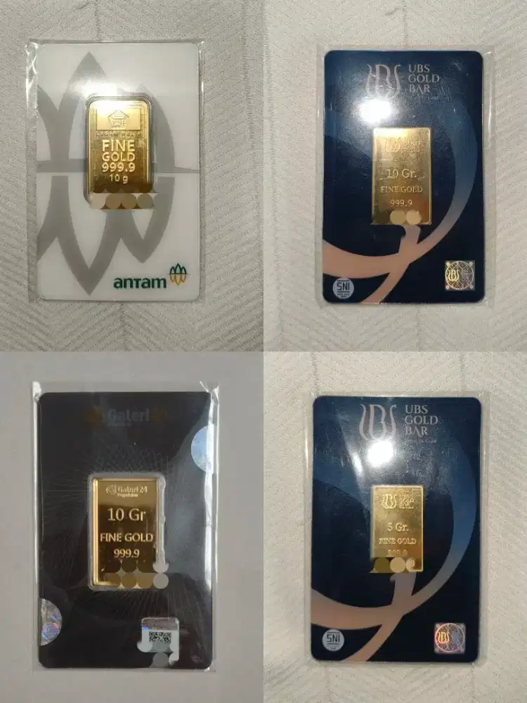 Antam 10gr UBS 5gr UBS 10gr Galeri 10gr