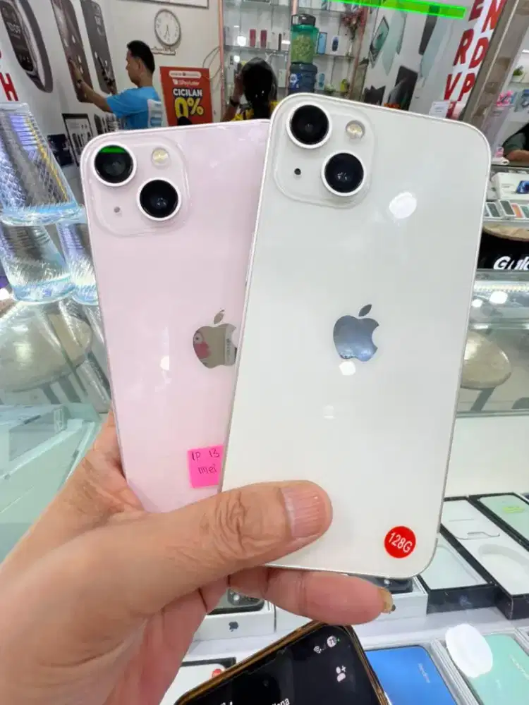IPHONE 13 128GB ALL OPERATOR LIKE NEW PINK & WHITE