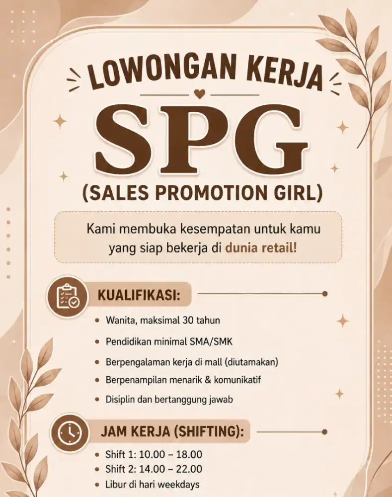 SPG Mall di Surabaya