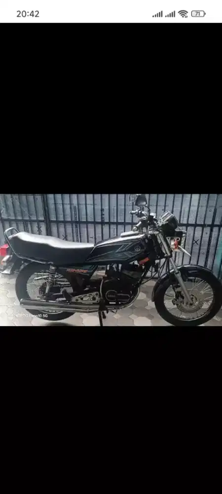 Yamaha RX King Tahun 2004 Warna Hitam List Biru Tembus Katalog Resmi