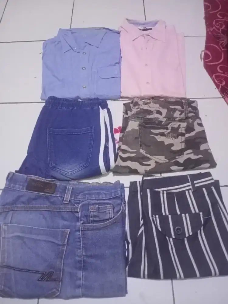 Kemeja dan celana cwo