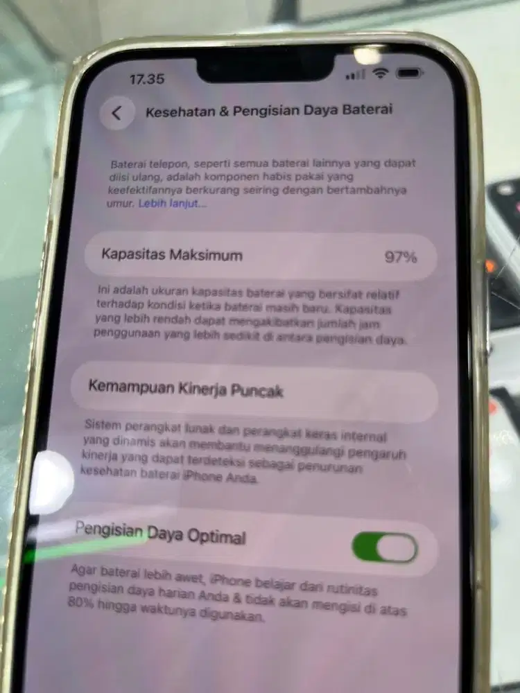 IPHONE 13 PROMAX 128GB EKS IBOX GREEN BH 97%