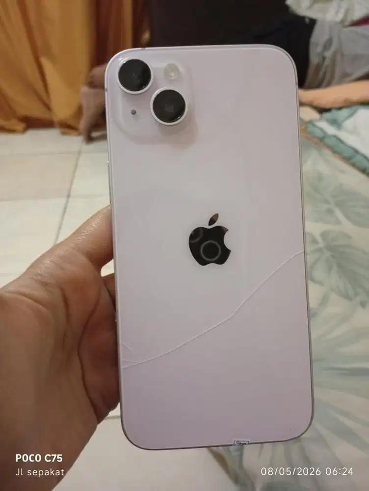 iphone 14 plus purple (nyari kembalian)