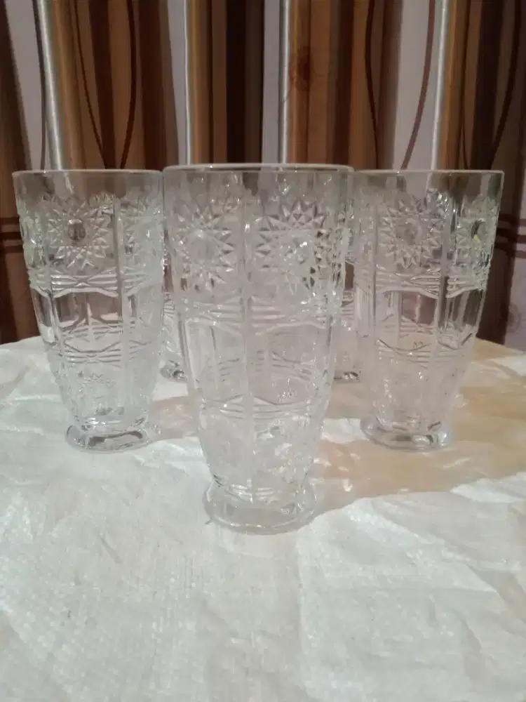 Water jug set kristal bohemia 500 PK besar