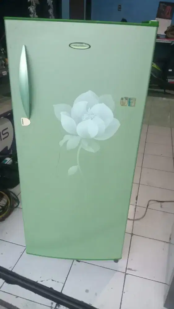 Kulkas 1pintu dijual Polytron ice Marker rak lengkap beku dingin COD