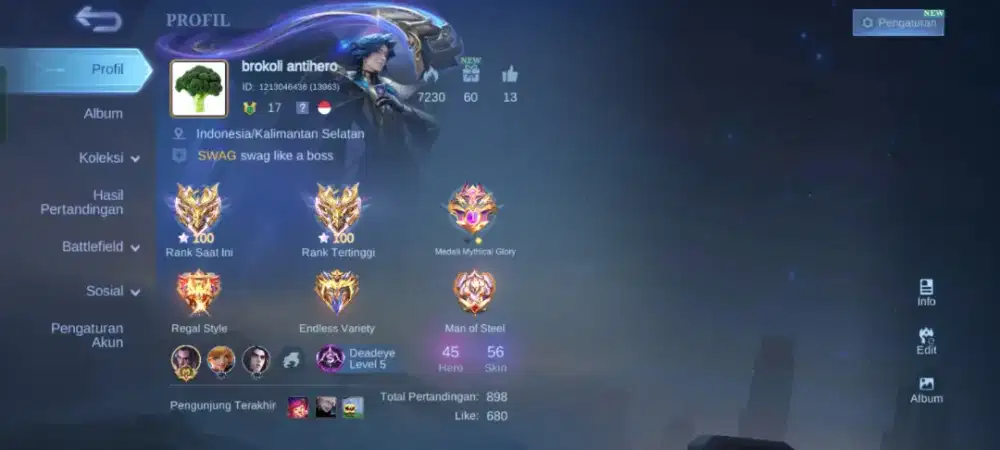 AKUN MOBILE LEGEND