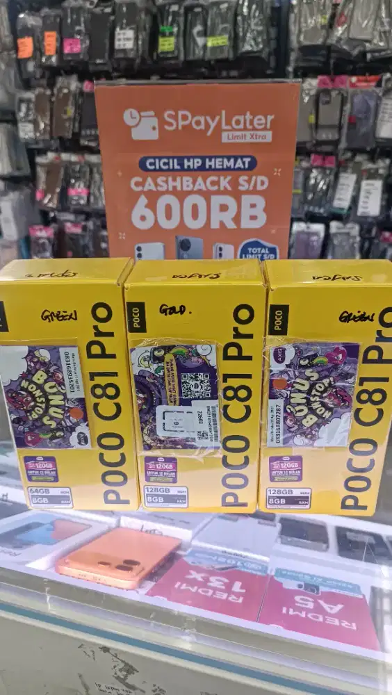XIAOMI POCO C81 PRO RAM 8GB 6000mAh KAS & KREDIT TERBARU GARANSI RESMI