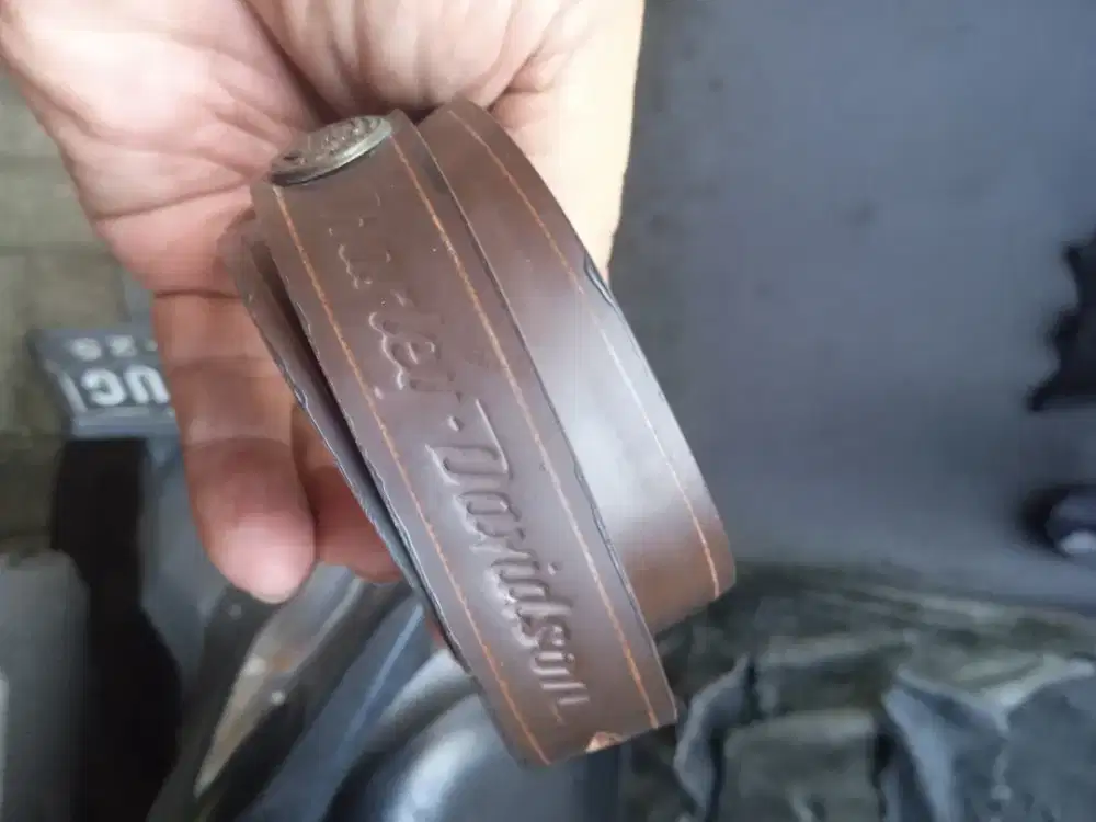Gelang kulit Harley Davidson edisi 100 tahun anniversary