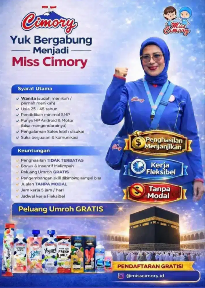 LOWONGAN KERJA MISS CIMORY