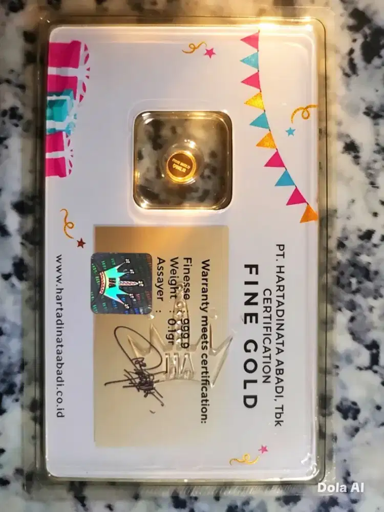 DI JUAL FINE GOLD 0.1 Gram