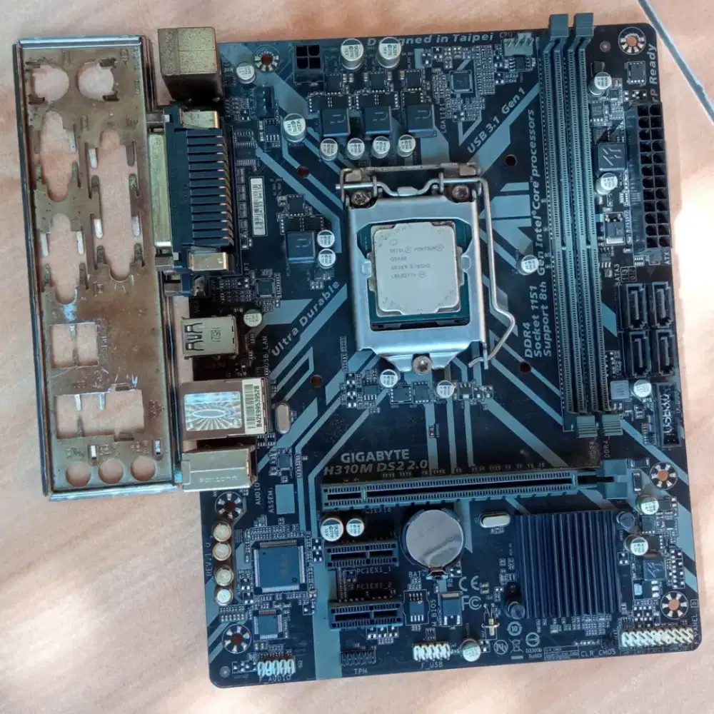 Gigabyte H310 + Intel Gold G5400