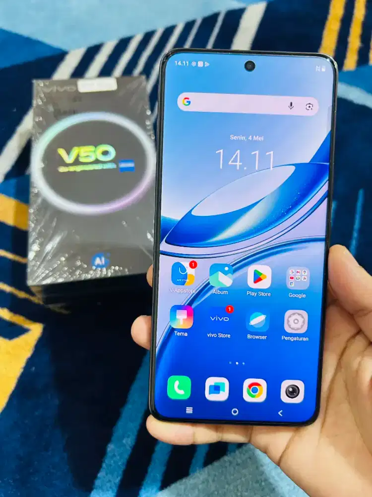 VIVO V50 5G RAM 12+12/256 LIKE NEW SUPER MULUS