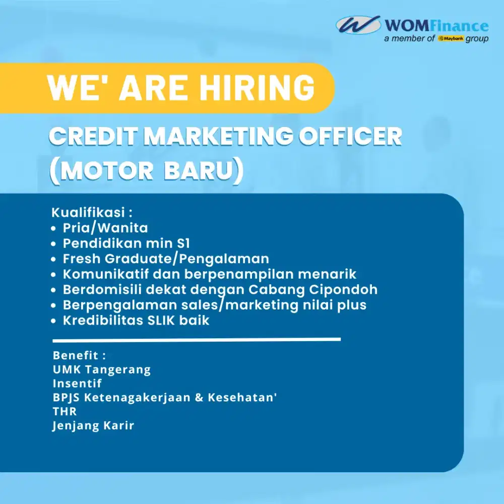 Credit Marketing Officer (Surveyor)