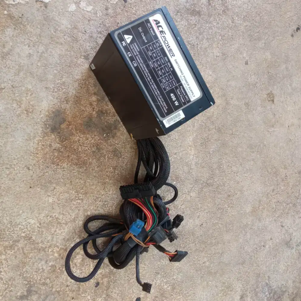 PSU Ace Power 400W • 6pin VGA Ready
