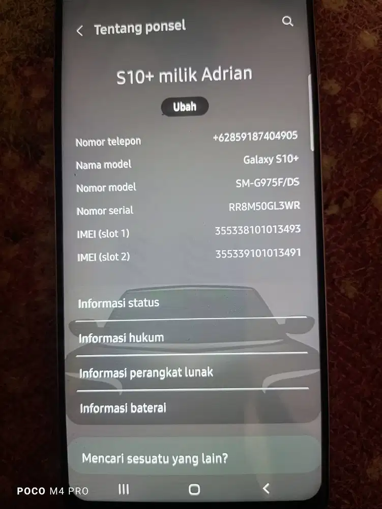 Samsung s10+ cas+hp aja