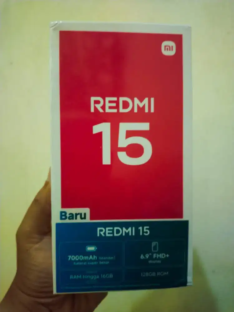 Xioami redmi 15 8+8GB/128GB segel box